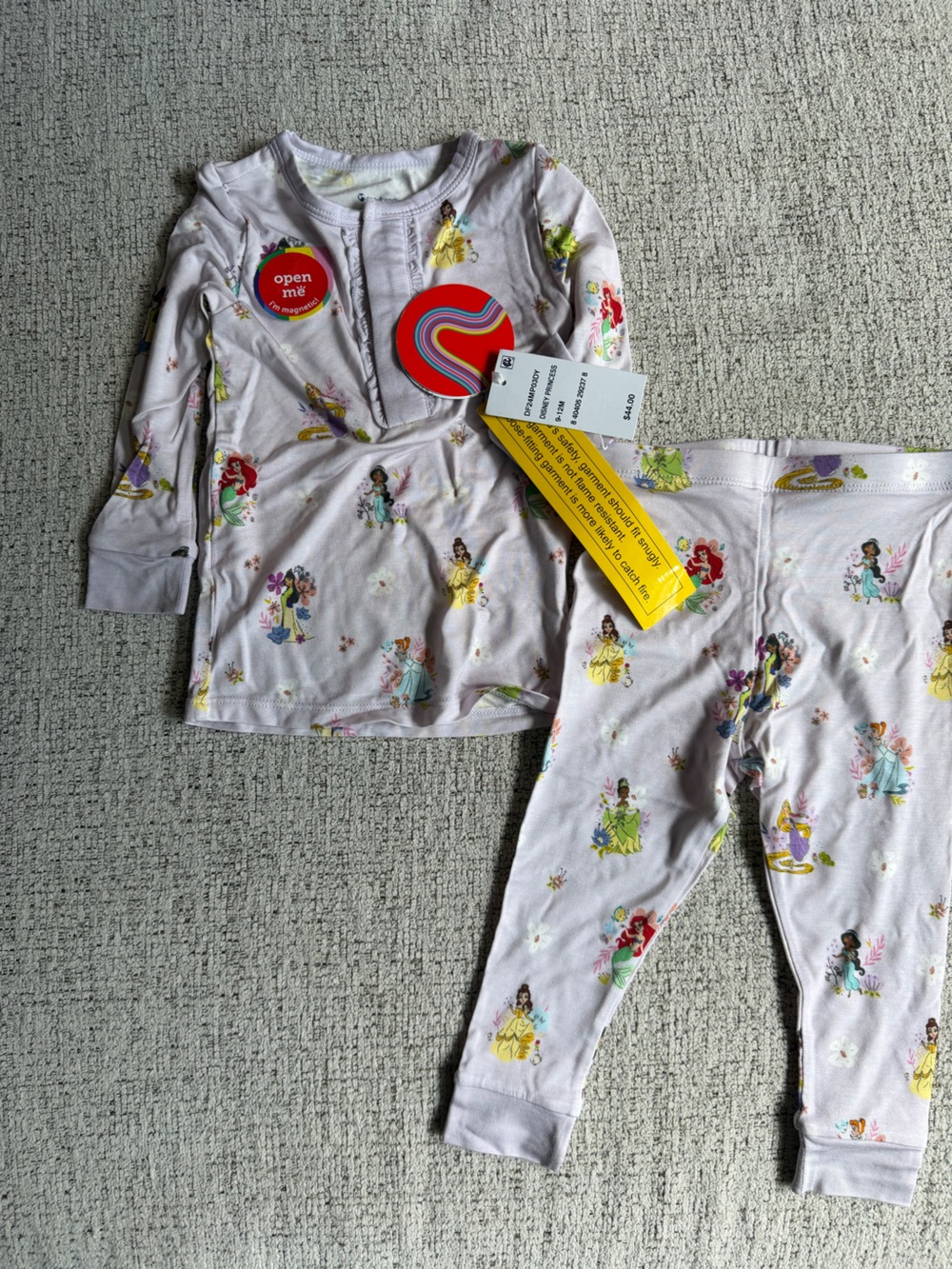 Magnetic Me Princess Pajamas NWT